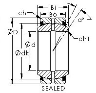 Bearing GEZ266ES-2RS AST