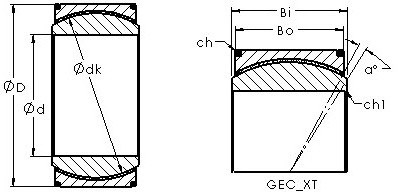 Bearing GEH380XT AST