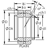 Bearing GEWZ88ES AST