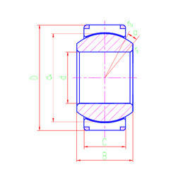 Bearing GEH420XT-2RS LS