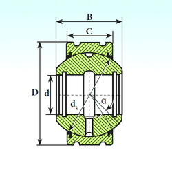 Bearing GEK 40 XS 2RS ISB