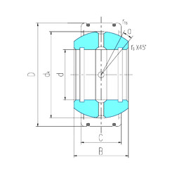 Bearing GEK40XS-2RS LS