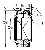 Bearing GEK45XS-2RS AST