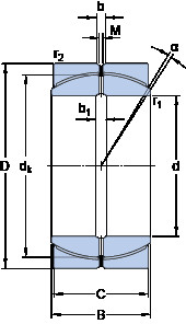 Bearing GEP 220 FS SKF