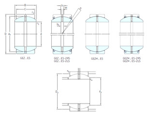 Bearing GEZ100ES-2RS SKF