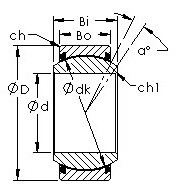 Bearing GEZ63ET-2RS AST