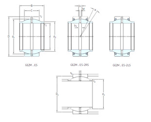 Bearing GEZM100ES-2RS SKF