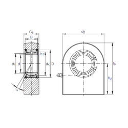 Bearing GF 70 DO INA