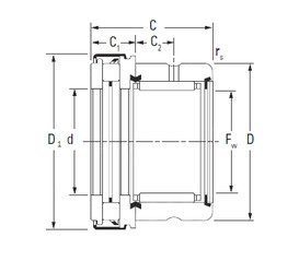 Bearing RAXZ 530 KOYO