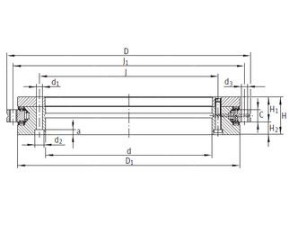 Bearing YRTS395 INA