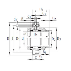 Bearing ZARF90210-L-TV INA