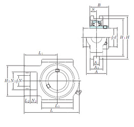 Bearing UCTX13E KOYO