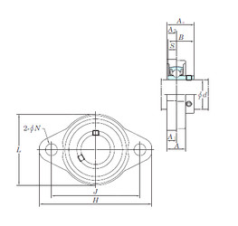 Bearing UFL005 KOYO