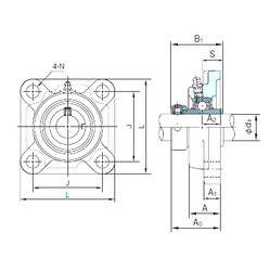 Bearing UGF206 NACHI