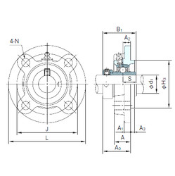 Bearing UGFC212 NACHI