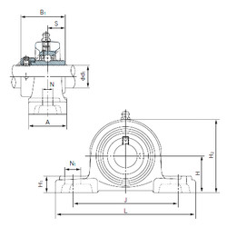 Bearing UGP211 NACHI