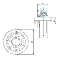 Bearing UKCX12+H2312 NACHI