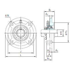 Bearing UKFC207+H2307 NACHI