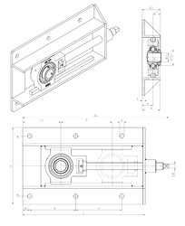 Bearing UKT205H+WB SNR