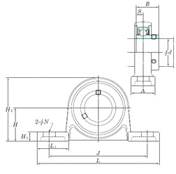 Bearing USP001S6 KOYO