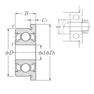 Bearing FL697ZZ NTN