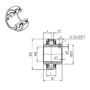 Bearing UC307-22 SNR