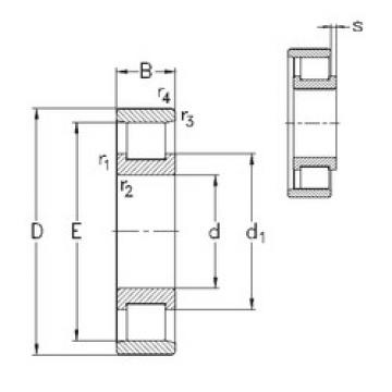 Bearing N334-E-M6 NKE