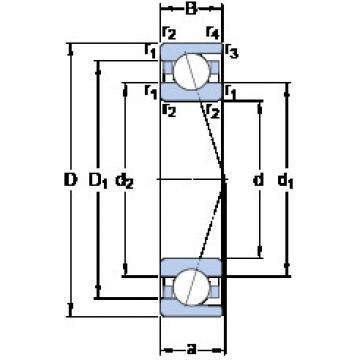 Bearing 7006 CD/HCP4A SKF