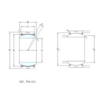 Bearing GEZ104TXE-2LS SKF