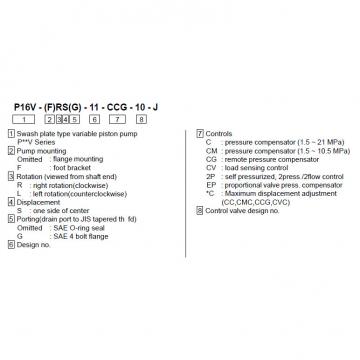 TOKIME piston pump P100V-RS-11-CG-10-J