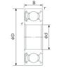 Bearing 6315NSE NACHI