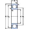 Bearing 61824-2RZ SKF