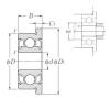 Bearing FLWBC5-13ZZ NTN #1 small image