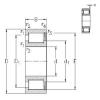 Bearing NCF2210-V NKE #1 small image