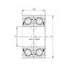 Bearing 7008 CDF ISO