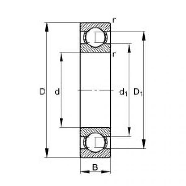 Bearing 6319 FAG #1 image