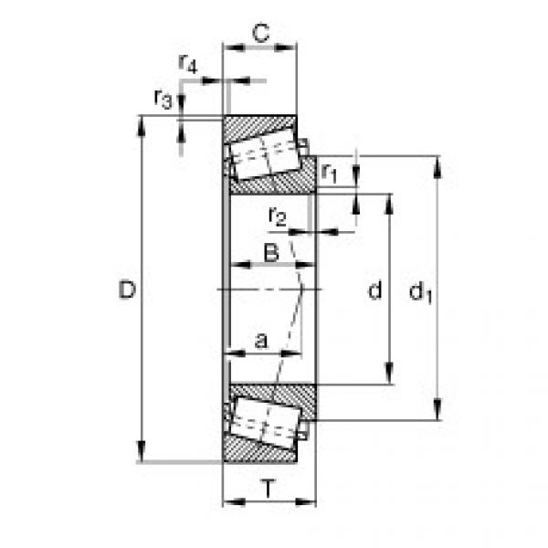 Bearing T4CB120 FAG #1 image