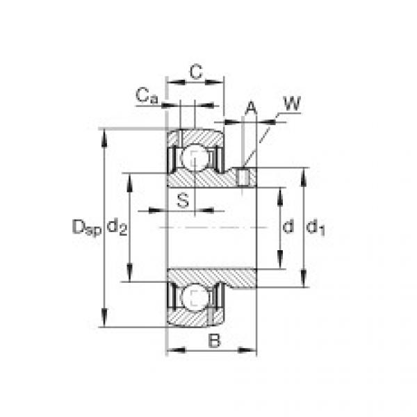 Bearing GAY104-NPP-B-AS2/V INA #1 image