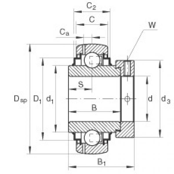 Bearing GE20-KLL-B INA #1 image