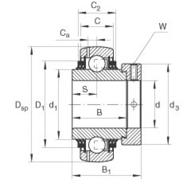 Bearing GE50-KTT-B INA #1 image