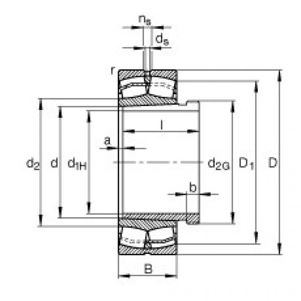 Bearing 23232-E1-K-TVPB + AH3232G FAG #1 image