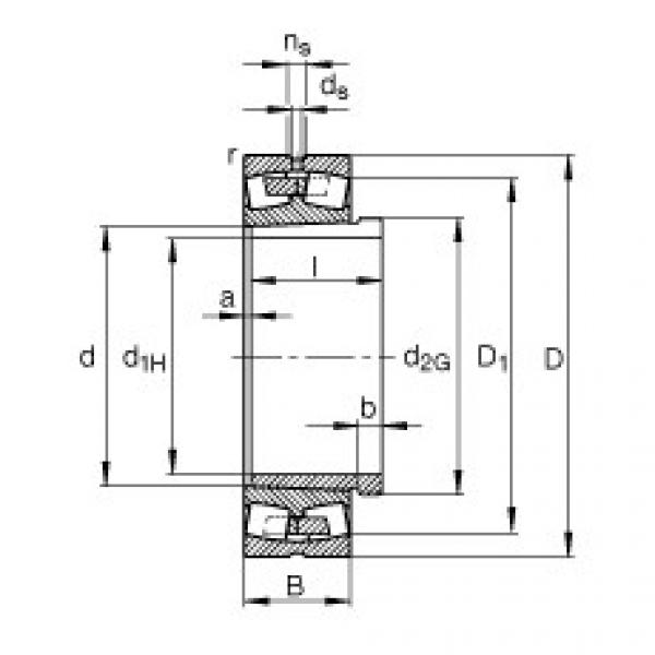 Bearing 23232-E1A-K-M + AH3232G FAG #1 image