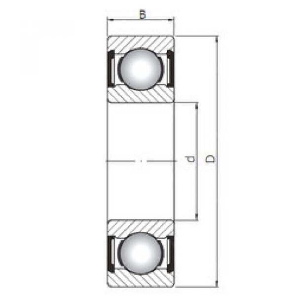 Bearing 61826 ZZ ISO #1 image