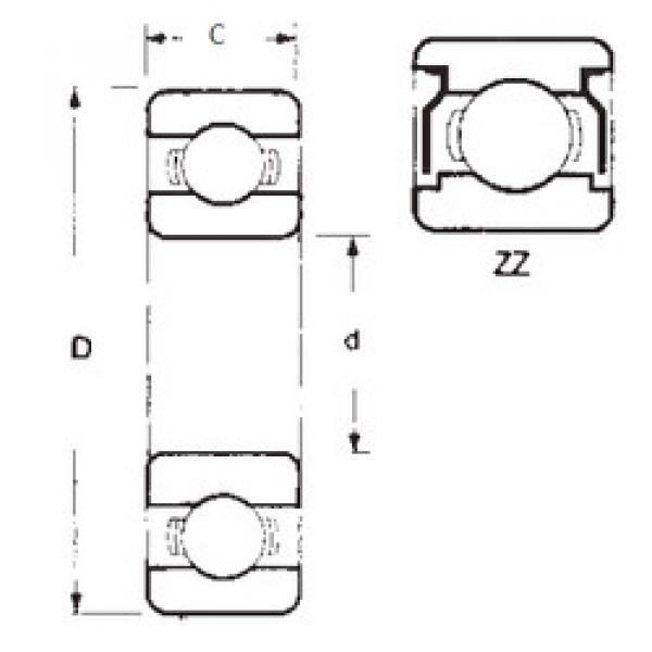 Bearing 6317ZZ FBJ #1 image