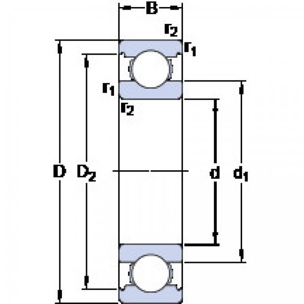 Bearing 61828 SKF #1 image