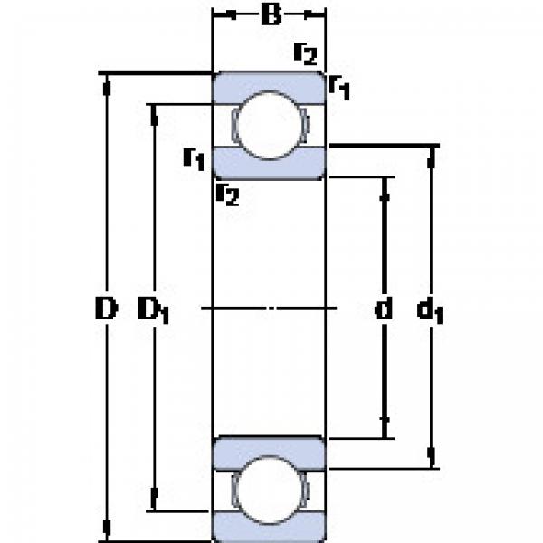 Bearing 6321 SKF #1 image