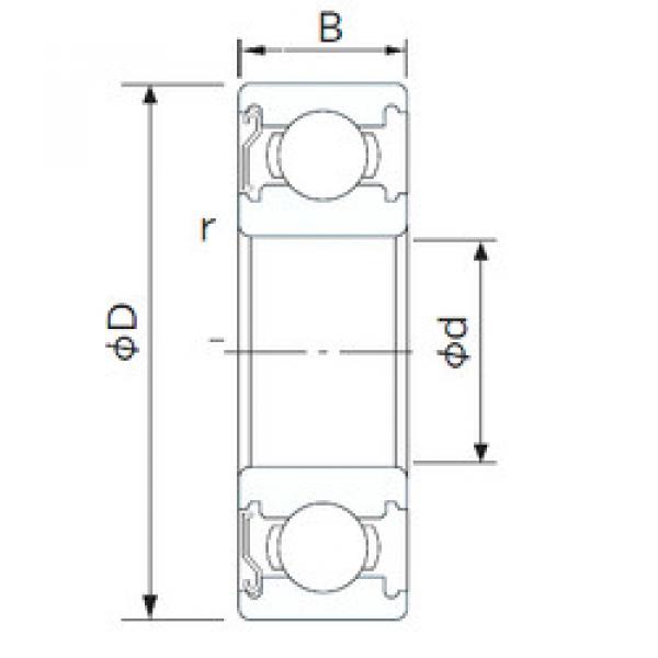 Bearing 6317Z NACHI #1 image