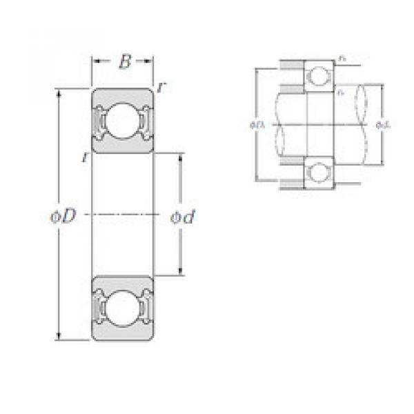 Bearing 6318LLU NTN #1 image