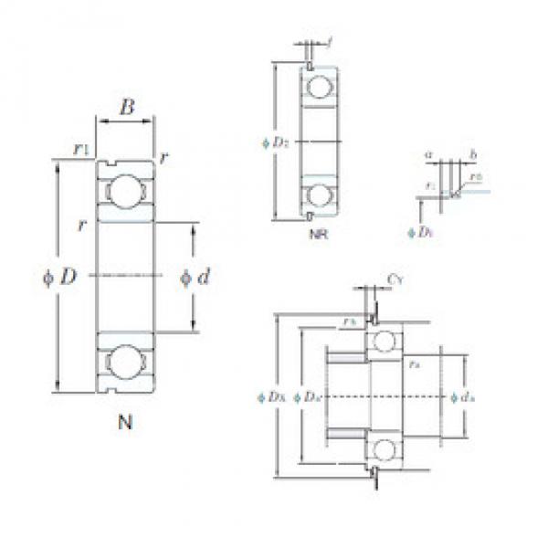 Bearing 6319NR KOYO #1 image