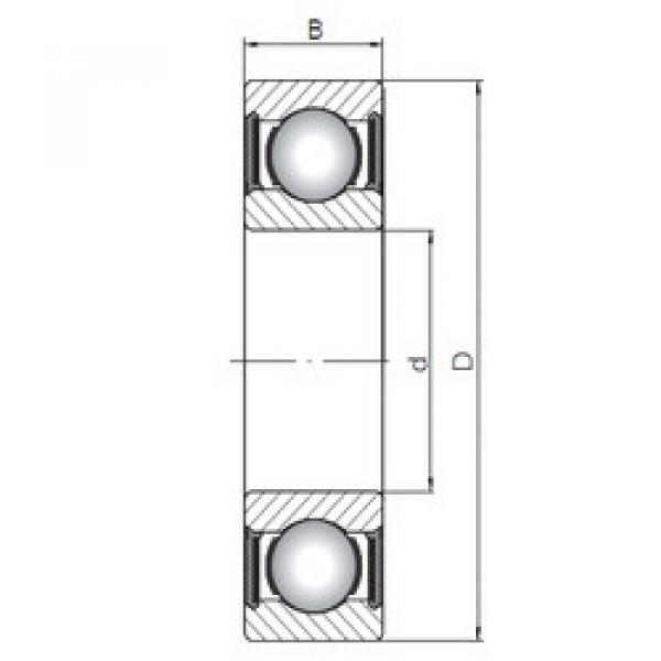 Bearing 63206-2RS ISO #1 image